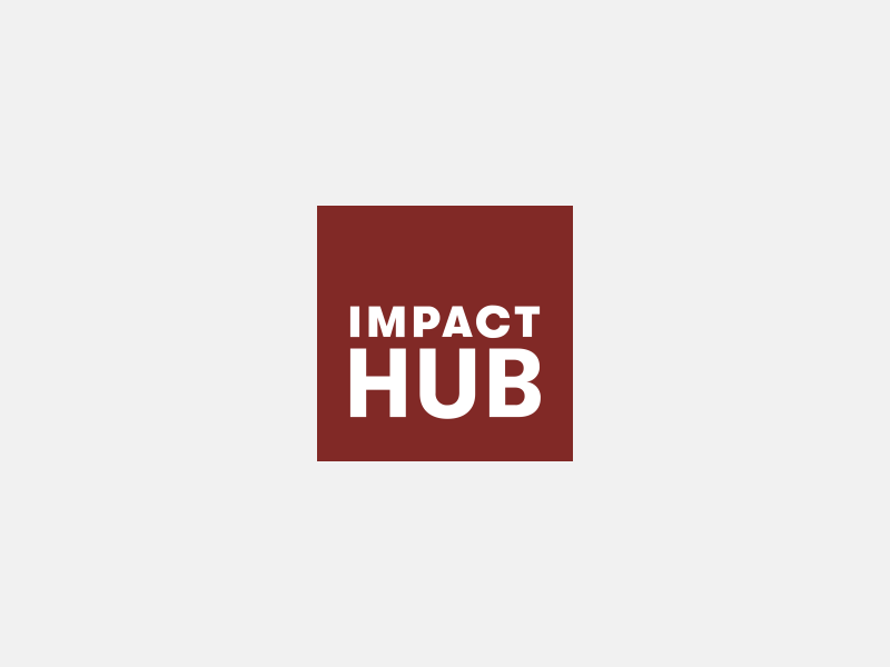 Tela do projeto Impact Hub — portal global bilíngue